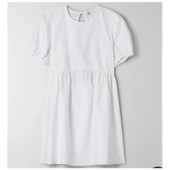 Aritzia Sunday Best Saida Babydoll Dress White Size Large - Picture 3 of 8
